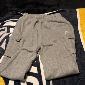 Nike Gray Cargo Joggers